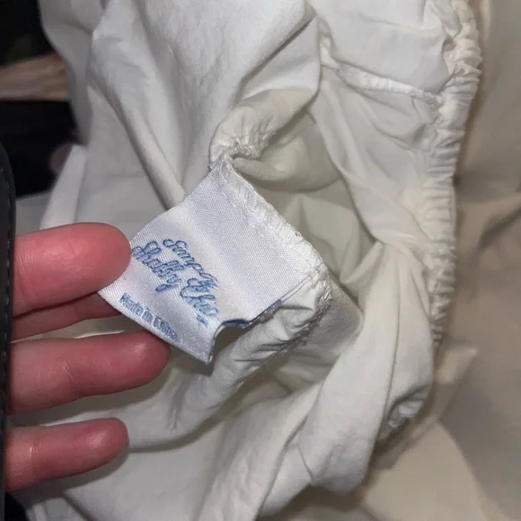 Simply Shabby Chic~White Lace Sheet Set~cotton~twin~4 pieces - Picture 11 of 16